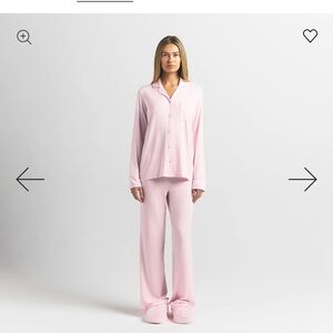 Skims Women's Pink Pajama Set